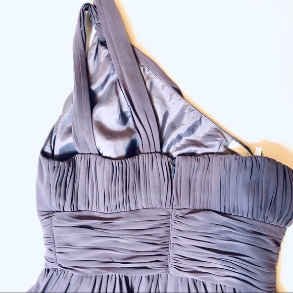 Formal/Wedding Gray Donna Morgan Womens Rhea Dress - Picture 4 of 9